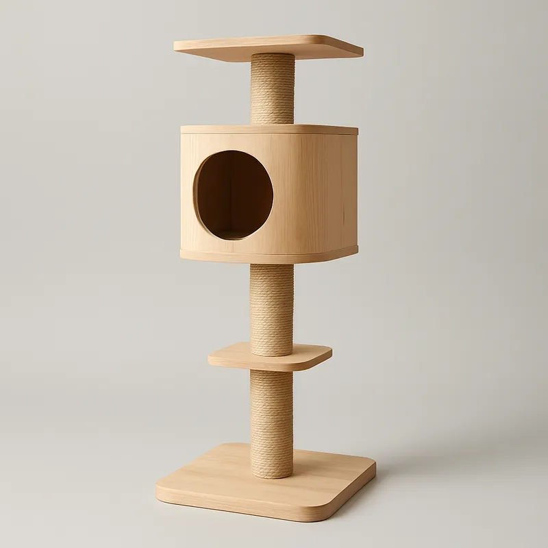 Modular Cat Scratching Tower